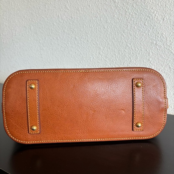 Dooney & Bourke Florentine Leather Domed Satchel - Picture 5 of 14